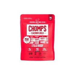 Chomps Snack Sticks Chomps Chomplings Original Beef Mini Sticks - 7oz/14ct