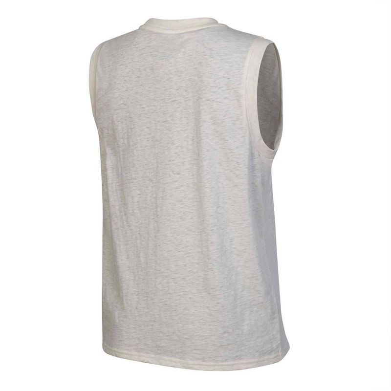 slide 2 of 3, NCAA Utah Utes Women's Oatmeal Tank Top - M: Relaxed Fit Sleeveless Jersey, 1 ct