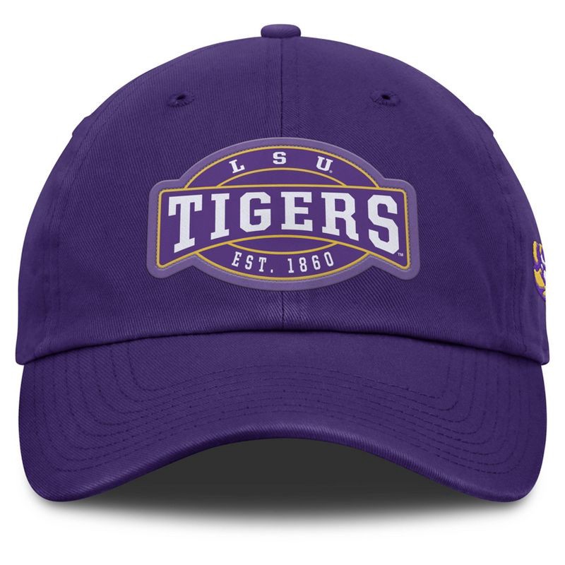 slide 2 of 4, NCAA LSU Tigers Unstructured Baseball Hat: Cotton, Adjustable, One Size Fits Most, 1 ct