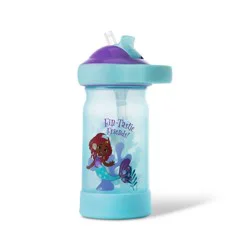 The First Years Disney 12oz The Little Mermaid Ariel Spill Proof Flip Top Toddler Sippy Straw Water Bottle