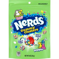 Nerds Easter Candy Hoppin' Gummy Clusters - 8oz