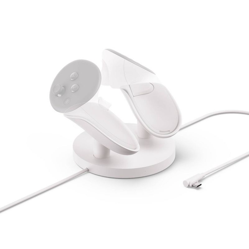 slide 4 of 6, Meta Quest Compact Charging Dock for Headset and Controllers - Works with Meta Quest 3/3S, 1 ct