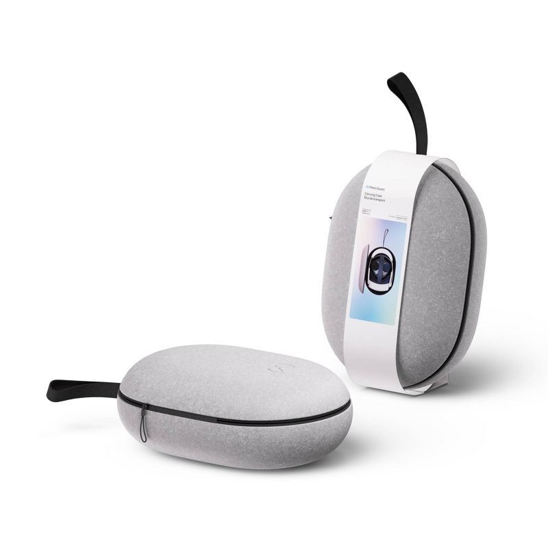 slide 6 of 7, Meta Quest Premium Style and Protection Carrying Case - Works with Meta Quest 3/3S: Solid Felt Video Console Cover, 1 ct