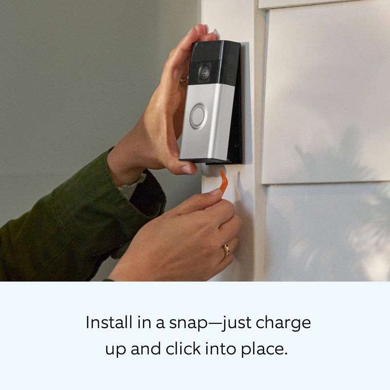 slide 5 of 12, Ring Starter Set with Battery Doorbell and Indoor Cam: Security Wi-Fi System, 2 Cameras, 1 ct