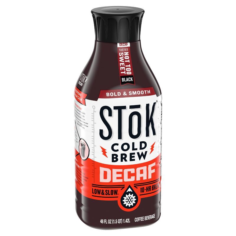 slide 13 of 13, SToK Decaf Not Too Sweet Cold Brew Coffee - 48 fl oz, 48 fl oz