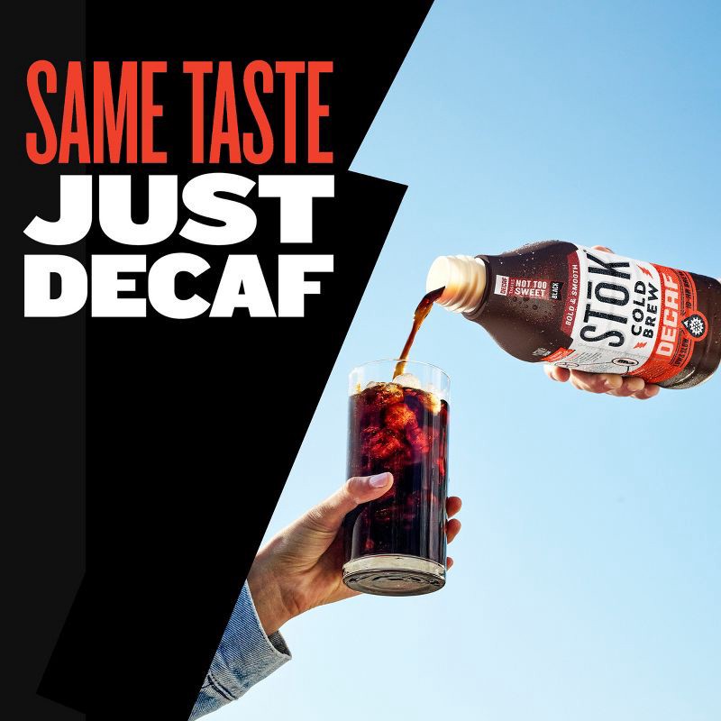 slide 9 of 13, SToK Decaf Not Too Sweet Cold Brew Coffee - 48 fl oz, 48 fl oz