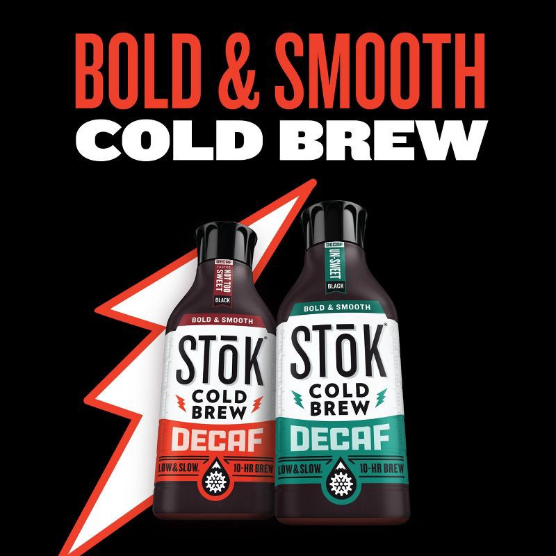 slide 11 of 13, SToK Decaf Not Too Sweet Cold Brew Coffee - 48 fl oz, 48 fl oz