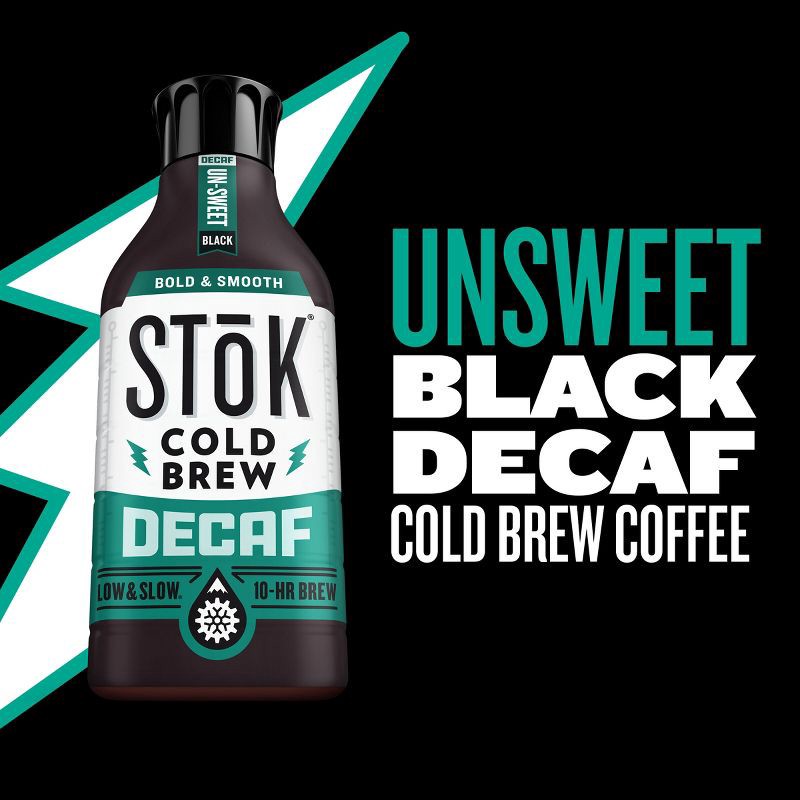 slide 3 of 13, SToK Decaf Unsweetened Cold Brew Coffee - 48 fl oz, 48 fl oz