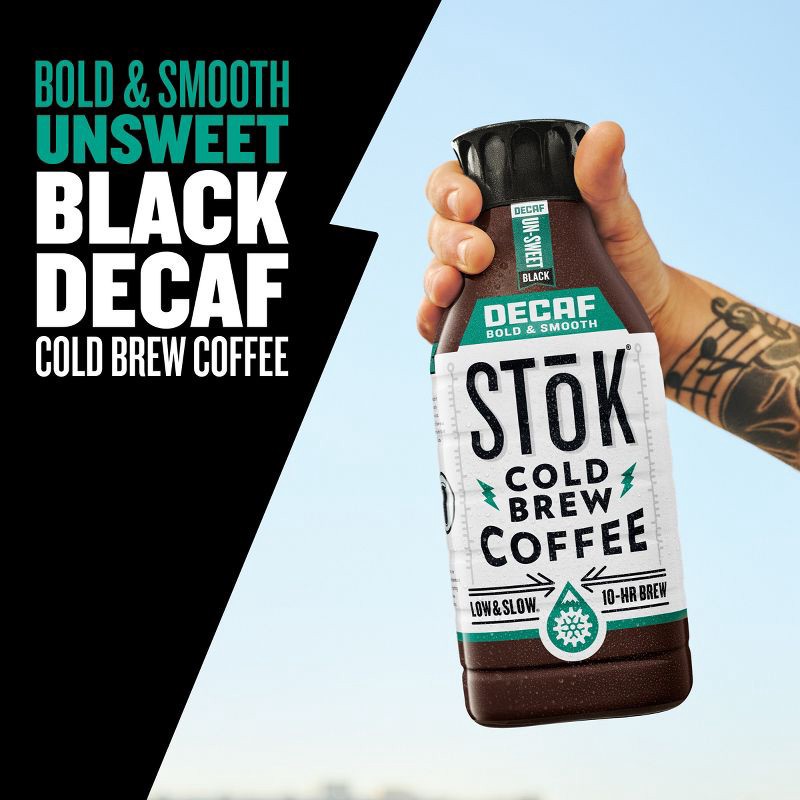 slide 3 of 12, SToK Decaf Unsweetened Cold Brew Coffee - 48 fl oz, 48 fl oz