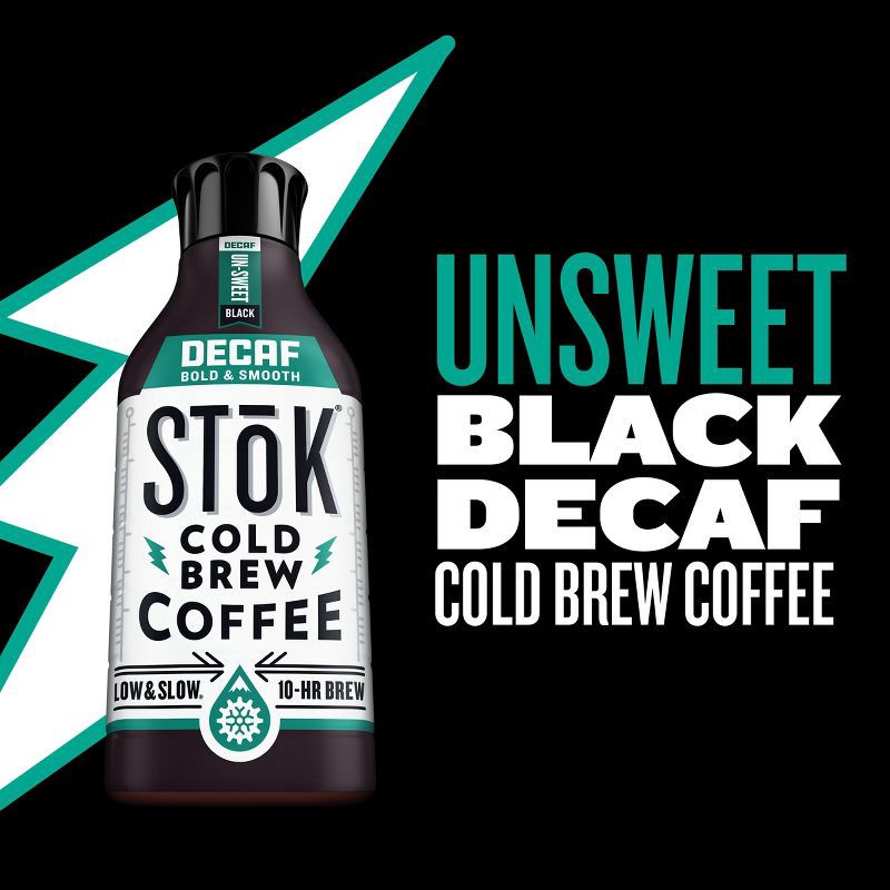 slide 3 of 13, SToK Decaf Unsweetened Cold Brew Coffee - 48 fl oz, 48 fl oz