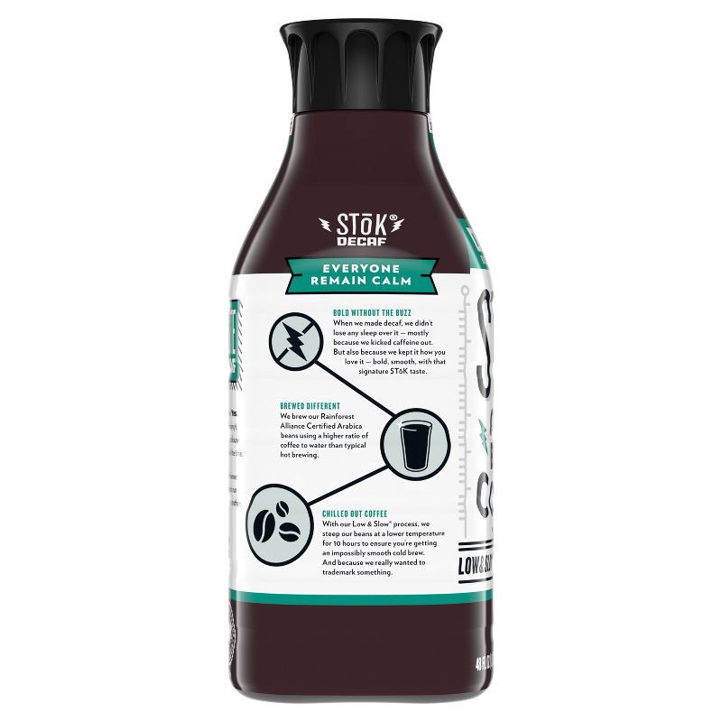 slide 12 of 13, SToK Decaf Unsweetened Cold Brew Coffee - 48 fl oz, 48 fl oz