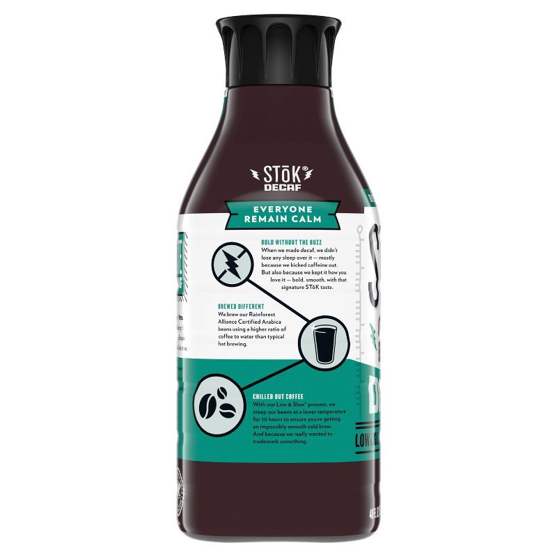 slide 13 of 13, SToK Decaf Unsweetened Cold Brew Coffee - 48 fl oz, 48 fl oz
