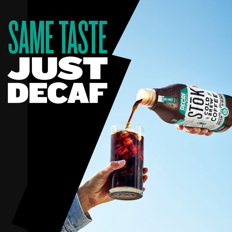slide 4 of 13, SToK Decaf Unsweetened Cold Brew Coffee - 48 fl oz, 48 fl oz