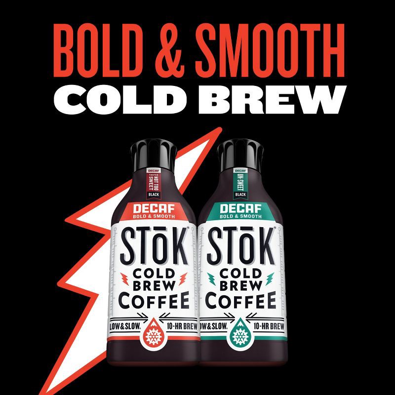 slide 7 of 13, SToK Decaf Unsweetened Cold Brew Coffee - 48 fl oz, 48 fl oz