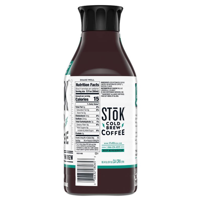 slide 10 of 13, SToK Decaf Unsweetened Cold Brew Coffee - 48 fl oz, 48 fl oz