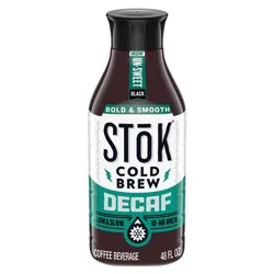 SToK Decaf Unsweetened Cold Brew Coffee - 48 fl oz