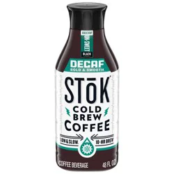 SToK Decaf Unsweetened Cold Brew Coffee - 48 fl oz
