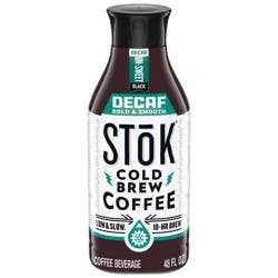 SToK Decaf Unsweetened Cold Brew Coffee - 48 fl oz