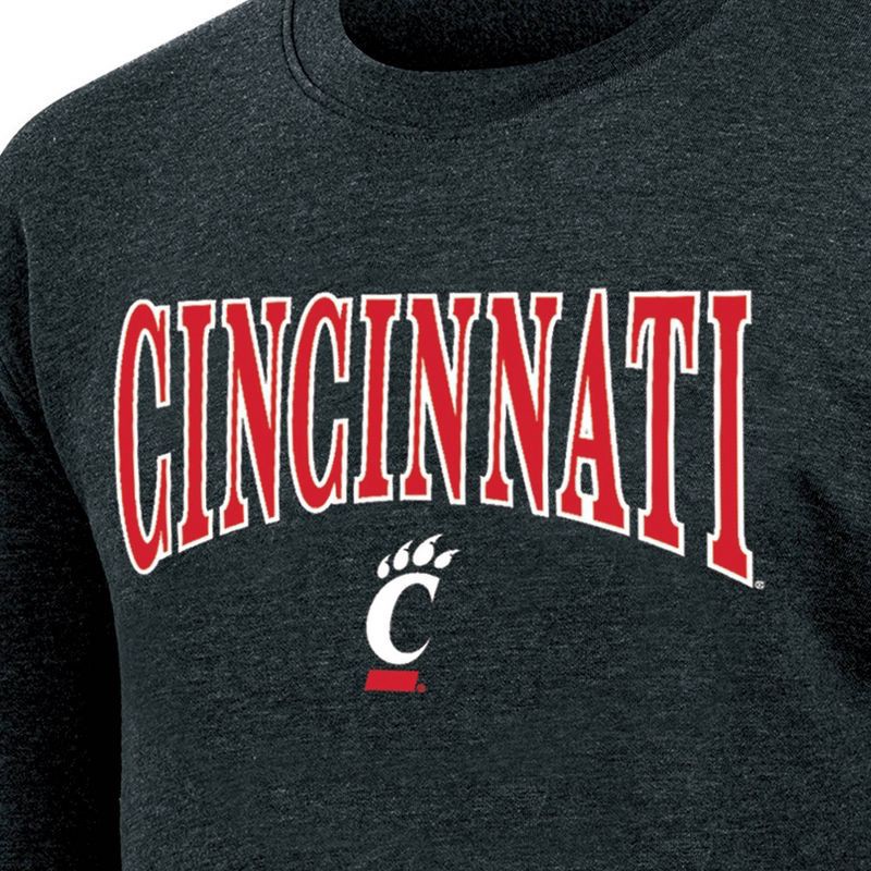 slide 3 of 3, NCAA Cincinnati Bearcats Men's Crew Neck Fleece Sweatshirt - S: Pullover, 1 ct