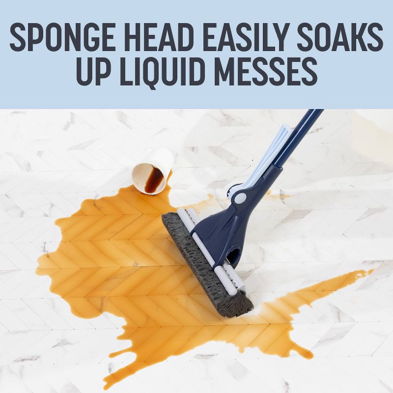 slide 4 of 8, Casabella Click Clean and Organize Roller Mop Head and Hook, 1 ct