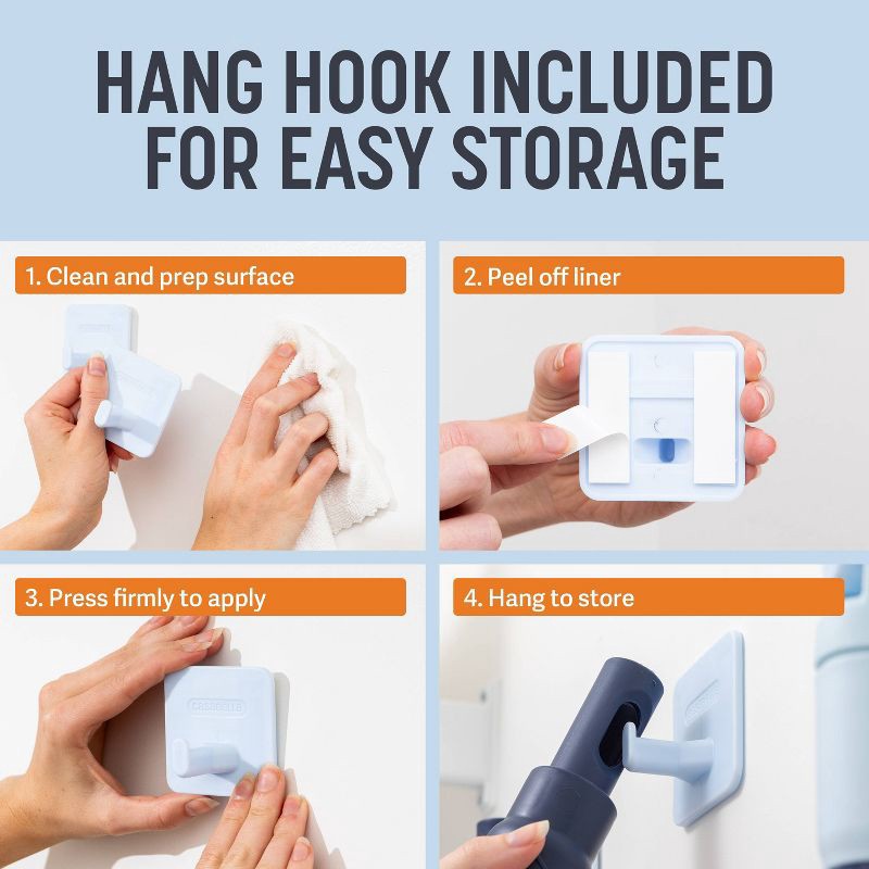 slide 7 of 7, Casabella Click Clean and Organize Extension Handle and Hook, 1 ct