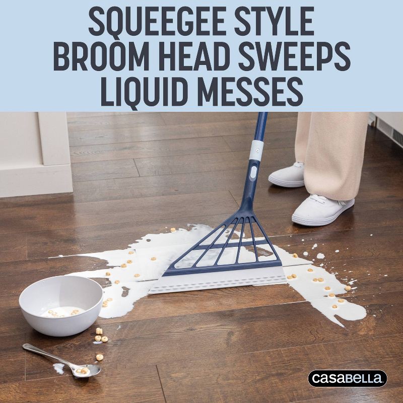 slide 4 of 8, Casabella Click Clean and Organize Squeegee Blade Broom Head and Hook, 1 ct