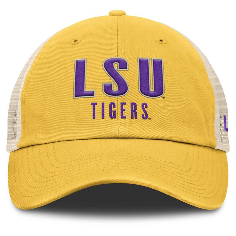 slide 2 of 4, NCAA LSU Tigers Unstructured Snapback Baseball Hat: Cotton, One Size Fits Most, 1 ct