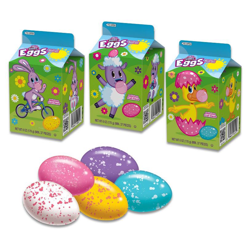 slide 3 of 7, Dubble Bubble Easter Eggs Bubble Gum - 6oz, 6 oz