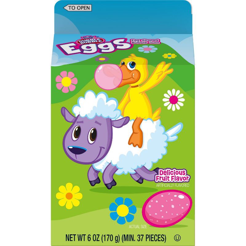 slide 6 of 7, Dubble Bubble Easter Eggs Bubble Gum - 6oz, 6 oz