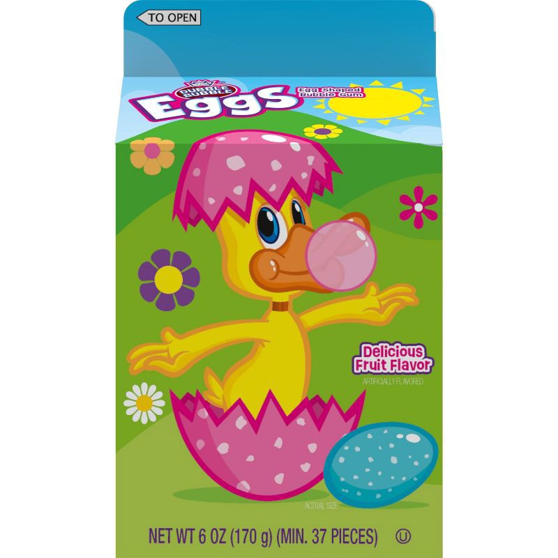 slide 7 of 7, Dubble Bubble Easter Eggs Bubble Gum - 6oz, 6 oz