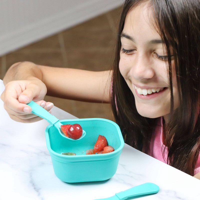 slide 3 of 4, Re-Play 2pc 12 fl oz Recycled Bowls Aqua and Pool Blue, 2 ct; 12 fl oz