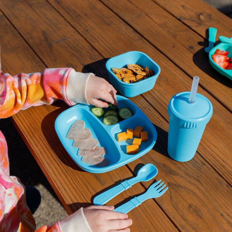 slide 4 of 4, Re-Play 2pc 12 fl oz Recycled Bowls Aqua and Pool Blue, 2 ct; 12 fl oz