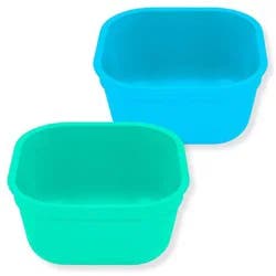 Re-Play 2pc 12 fl oz Recycled Bowls Aqua and Pool Blue