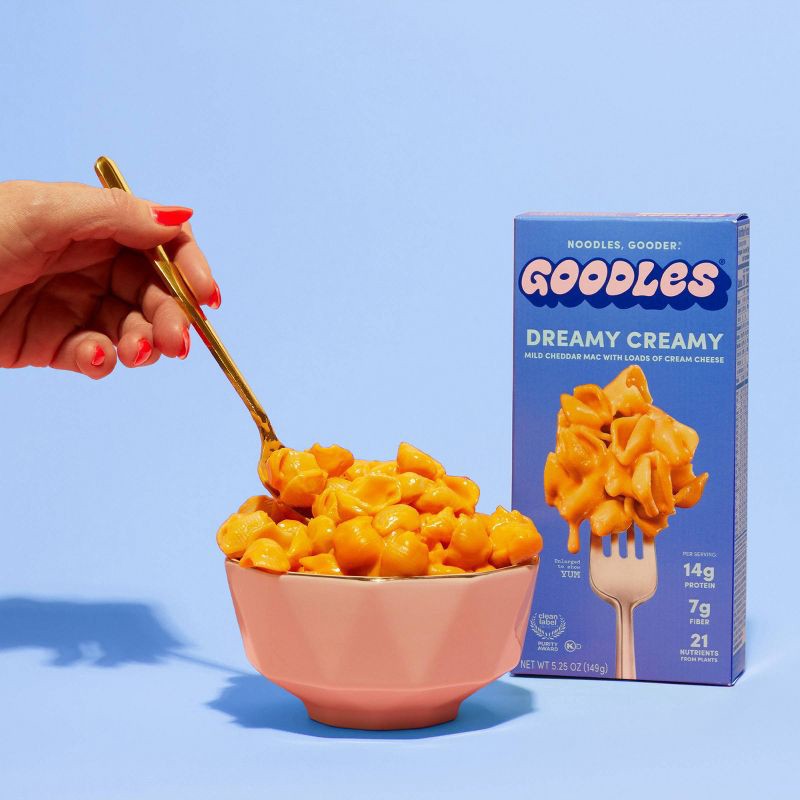 slide 4 of 4, Goodles Dreamy Creamy Mild Cheddar Mac and Cheese - 5.25oz, 5.25 oz