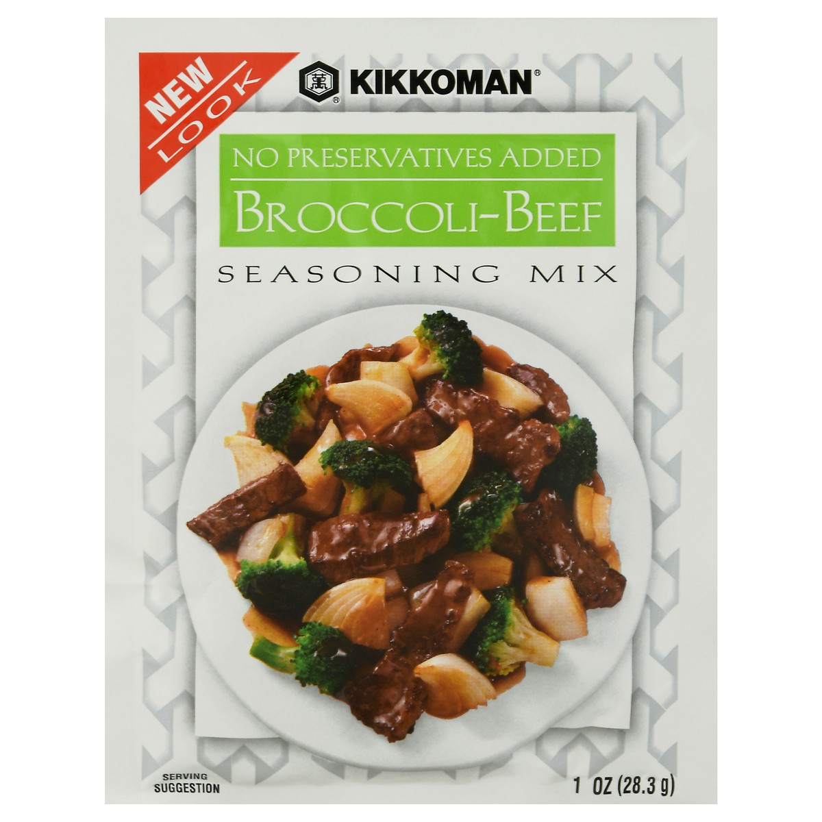 slide 1 of 9, Kikkoman Broccoli Beef, 1 oz