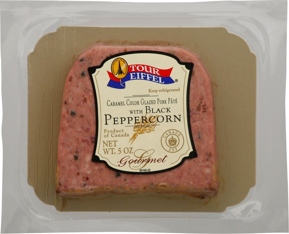 slide 1 of 1, Tour Eiffel Pork Pate With Black Peppercorn, 5 oz