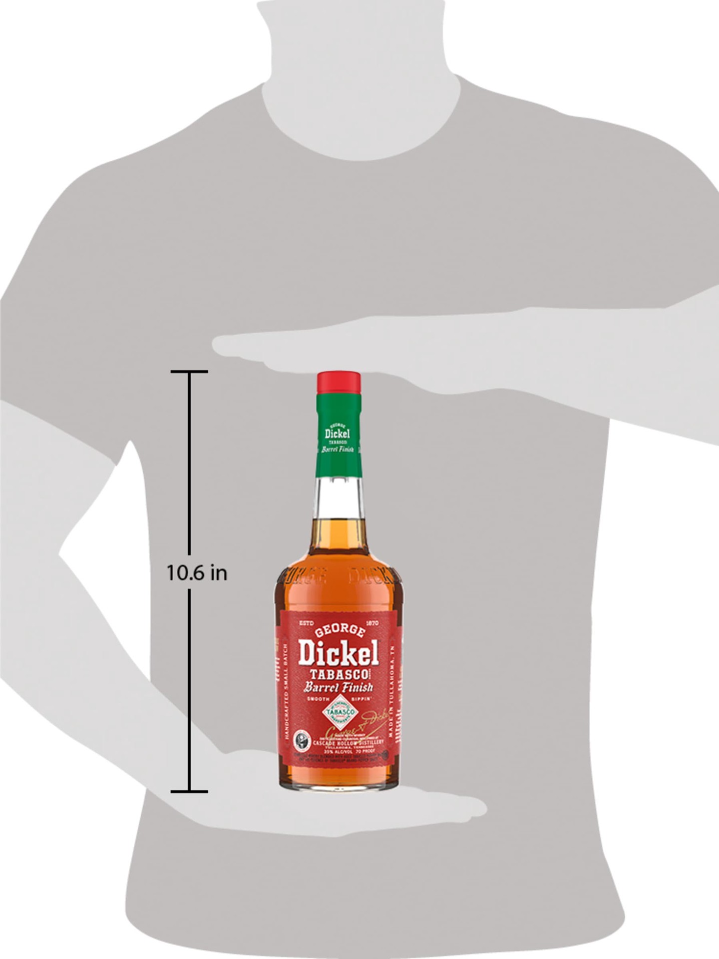 slide 2 of 5, George Dickel Whiskey - American, 750 ml