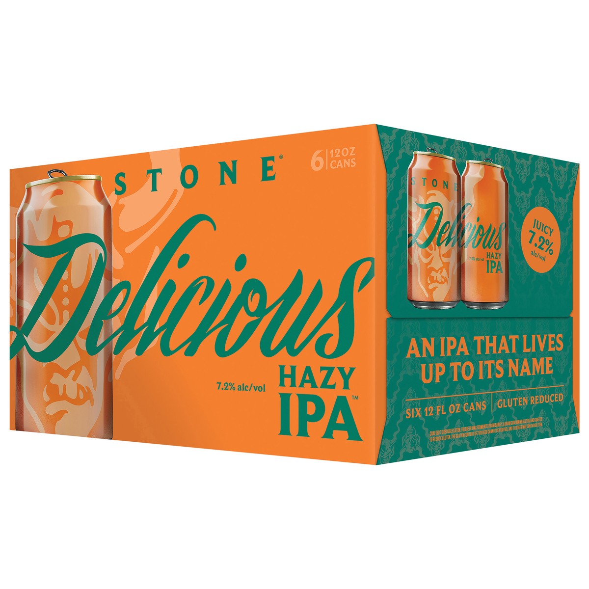 slide 3 of 7, Stone Delicious Hazy IPA Beer 6 - 12oz Cans, 6 ct