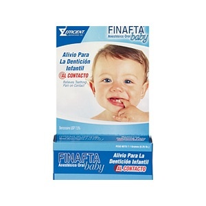 slide 1 of 1, Finafta Baby Oral Teething Gel, 0.25 oz