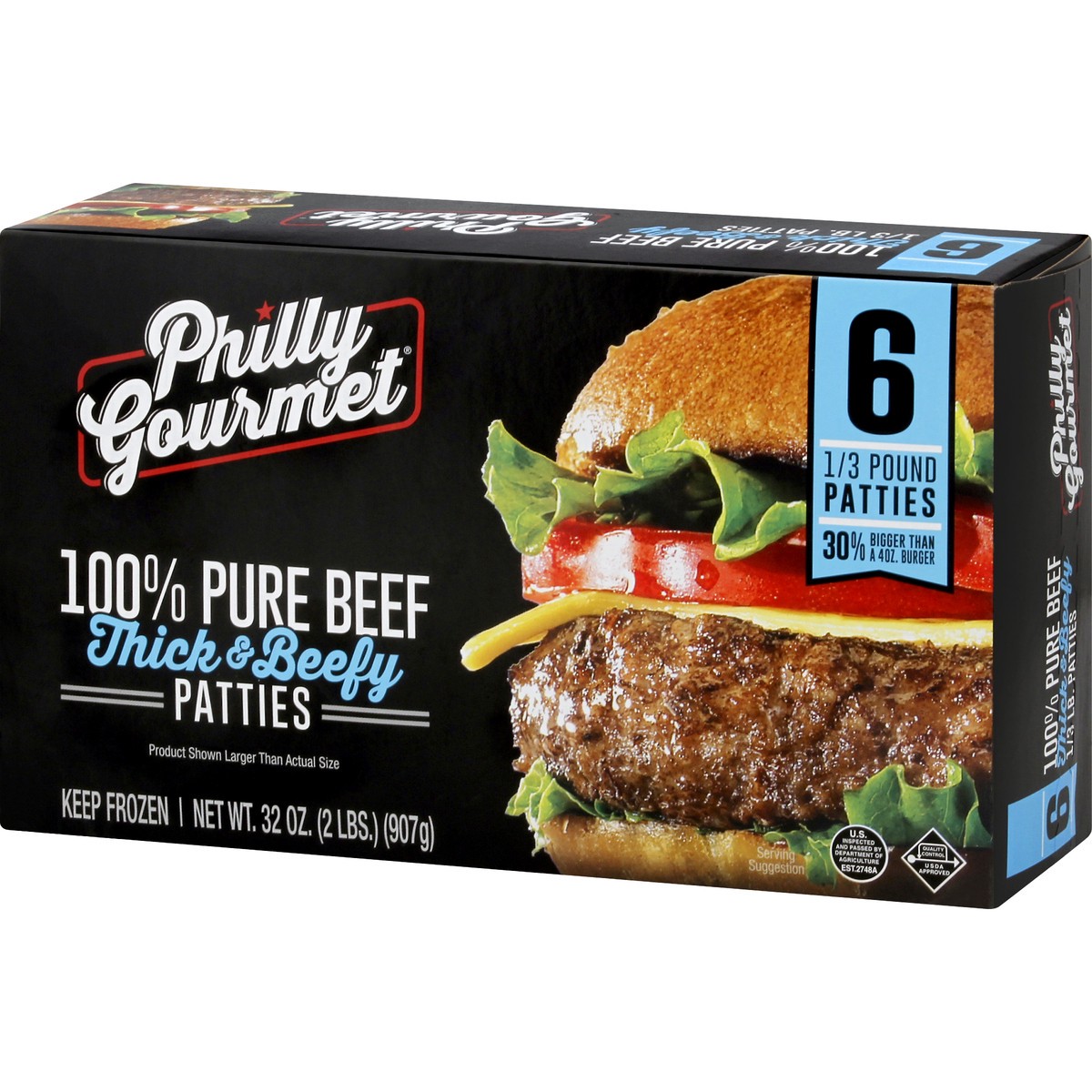 slide 10 of 12, Philly Gourmet Patties 6 ea, 6 ct