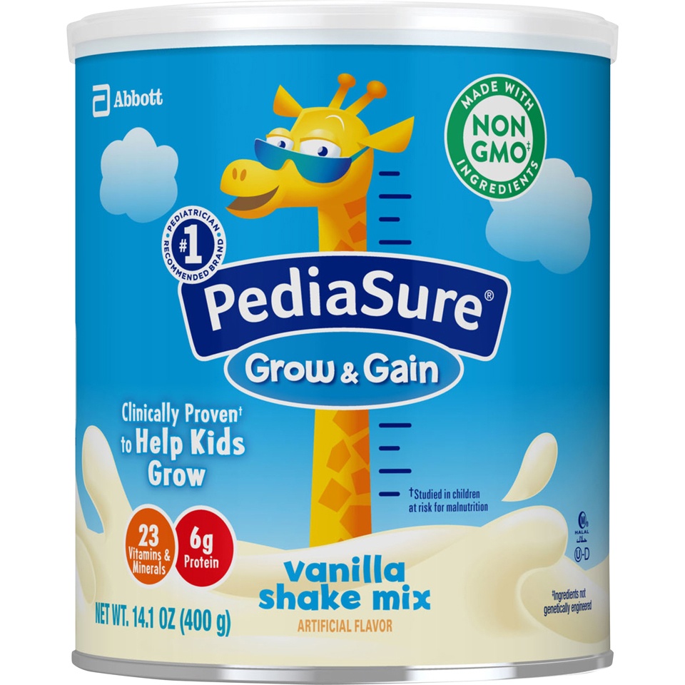 slide 1 of 1, PediaSure Vanilla Flavor Shake Mix, 14 oz