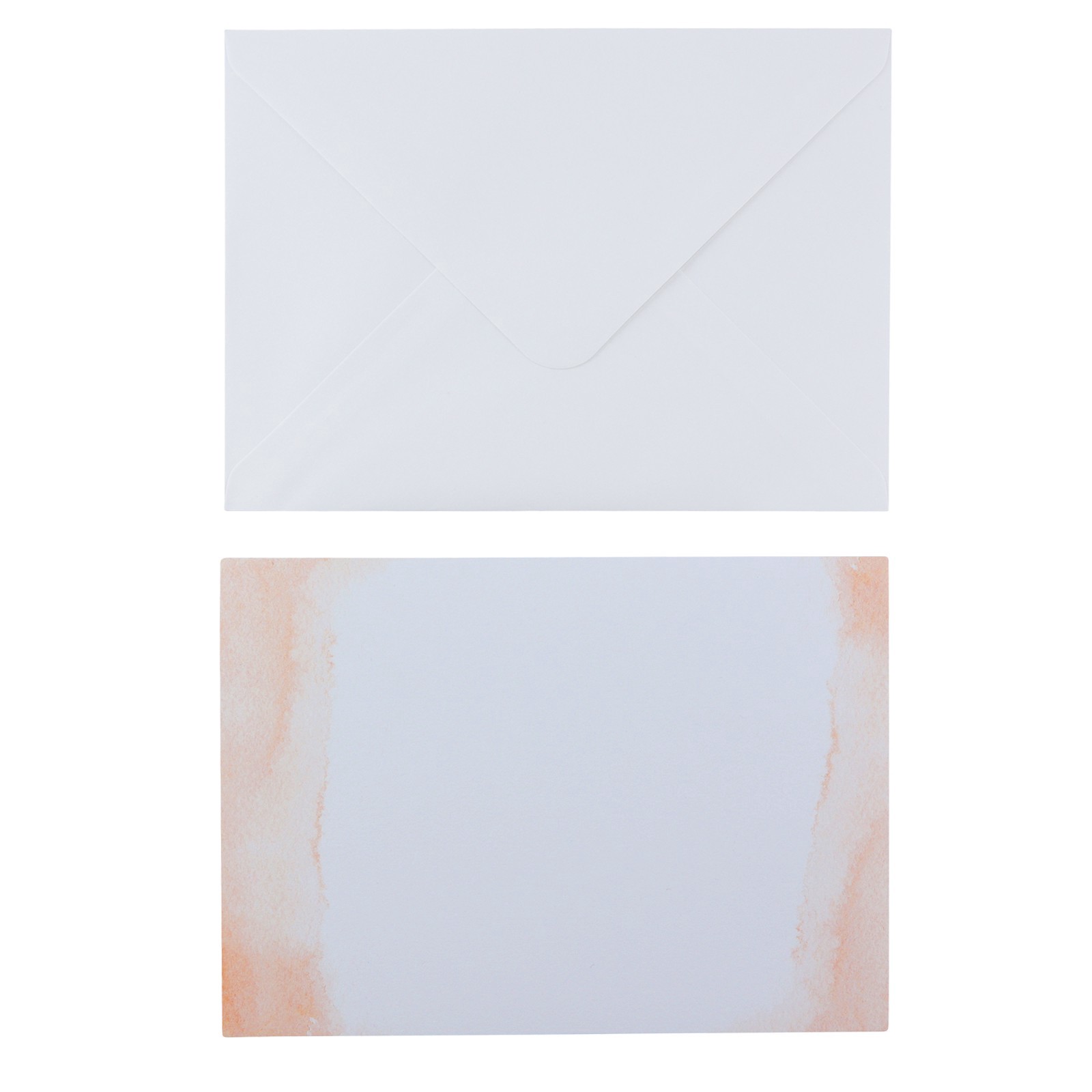 slide 4 of 4, Blush Watercolor Flat Cards & Envelopes By Recollections, 5" X 7", 5 in x 7 in