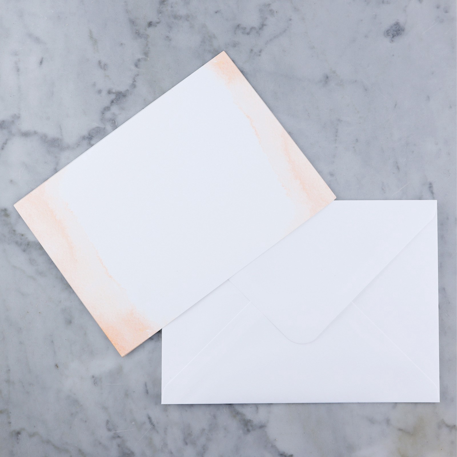 slide 3 of 4, Blush Watercolor Flat Cards & Envelopes By Recollections, 5" X 7", 5 in x 7 in