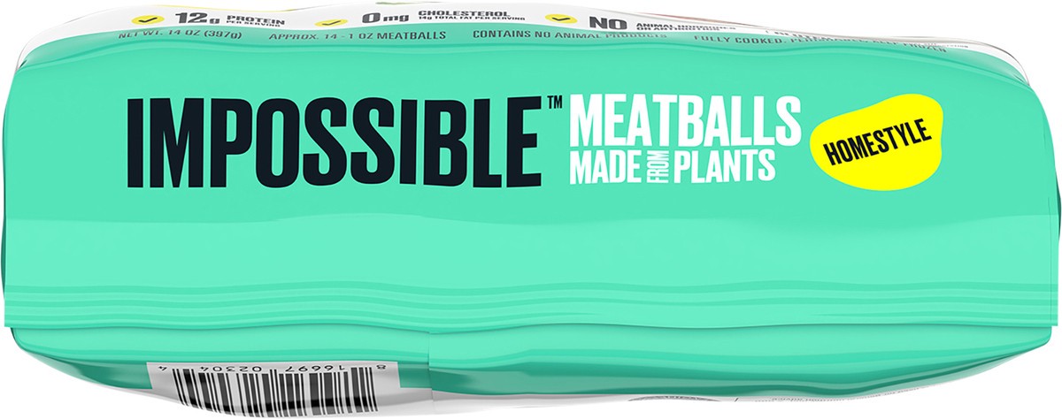 slide 4 of 7, Impossible™ Meatballs Made from Plants, Homestyle, 14 oz