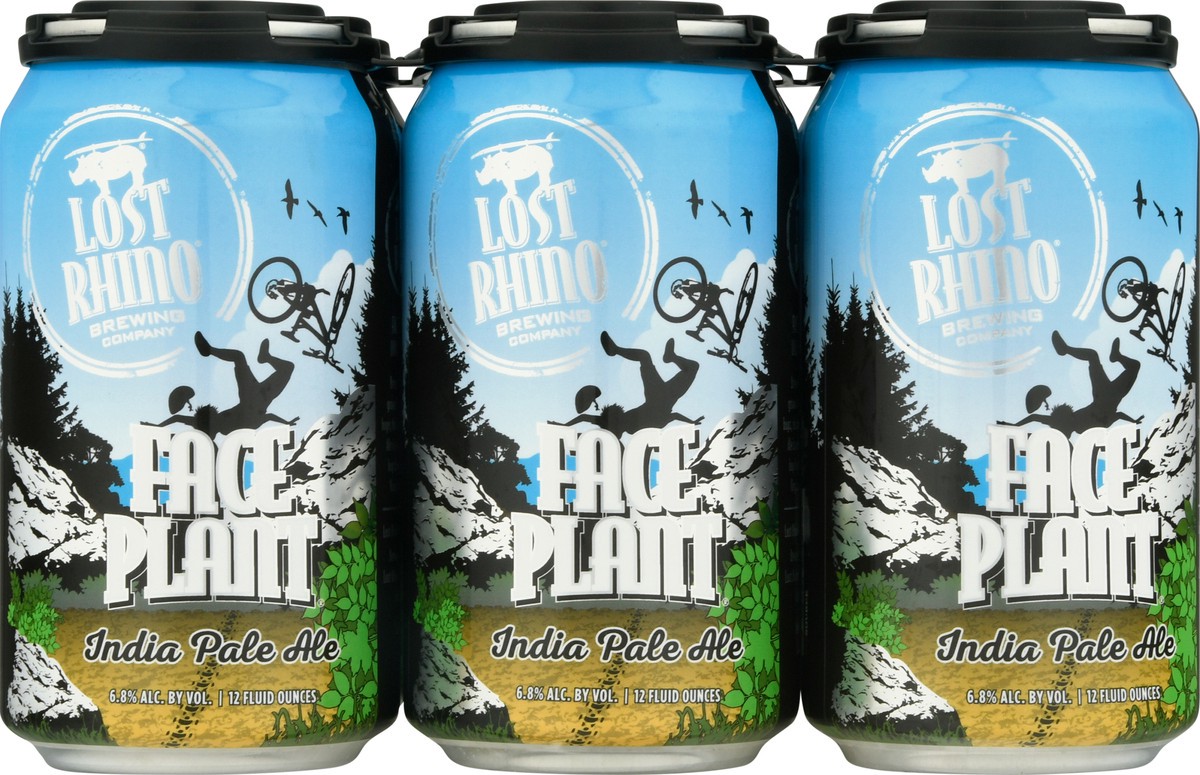slide 5 of 8, Lost Rhino Brewing Company Lost Rhino Face Plant Ipa, 6 ct; 12 oz