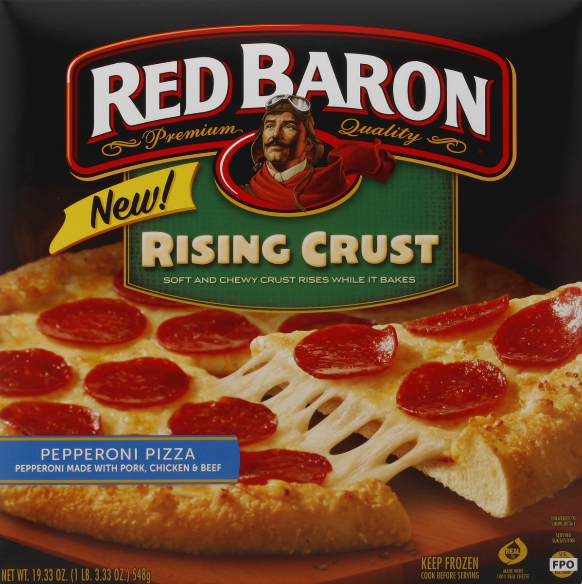 slide 4 of 4, Red Baron Classic Crust Pepperoni Pizza, 20.6 oz