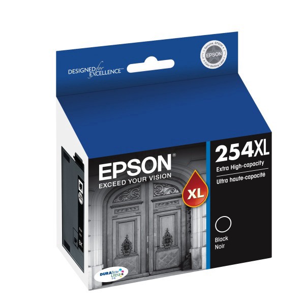 slide 4 of 5, Epson Durabrite Ultra T254Xl120-S High-Yield Black Ink Cartridge, 1 ct