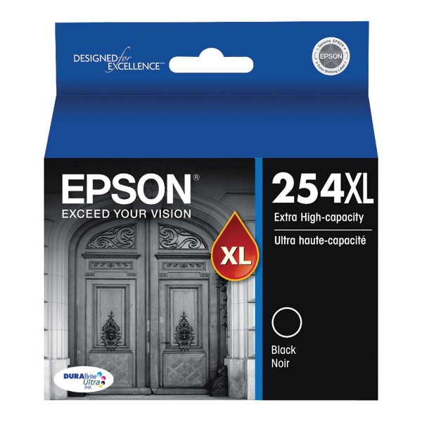 slide 1 of 1, Epson Durabrite Ultra T254Xl120-S High-Yield Black Ink Cartridge, 1 ct