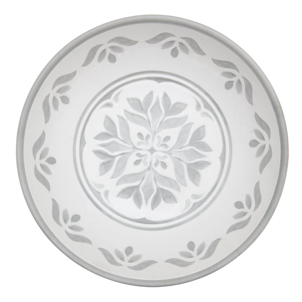 slide 4 of 4, Tabletops Gallery Carrara Matte Melamine Serving Bowl, 1 ct