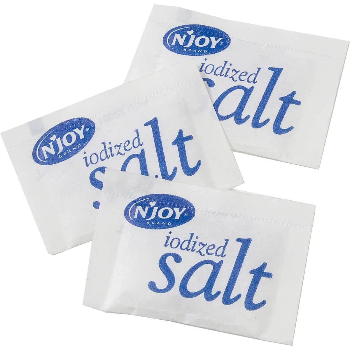 slide 1 of 1, N'Joy Salt Packets, 3000 ct